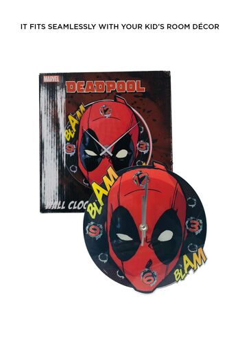 Horloge Murale Marvel Deadpool - Acrylique 3