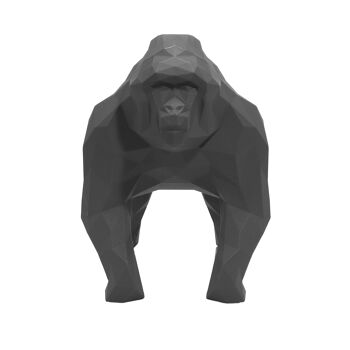 Sculpture géométrique de gorille en graphite - Gus en noir - sans emballage cadeau 4