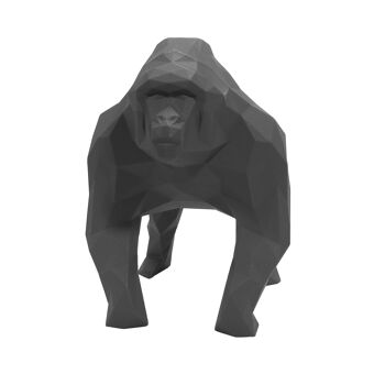 Sculpture géométrique de gorille en graphite - Gus en noir - sans emballage cadeau 5