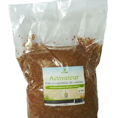 Activador de compost Ecovi® 1KG para compostador de cocina Bokashi - cero residuos - cero residuos - huerto urbano