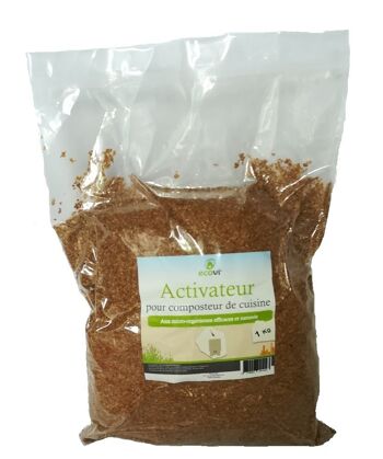 Activateur de compostage Ecovi® 1KG pour composteur de cuisine Bokashi  - zéro déchets - zero waste - jardin urbain