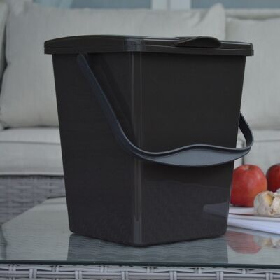 Bioseau 7L  Ecovi®avec filtre à charbon anti-odeurs pour composteur  - zéro déchets - zero waste - jardin urbain