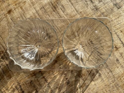 Drijvende waxinelichthouders - Set van 2 - Transparant - Glas