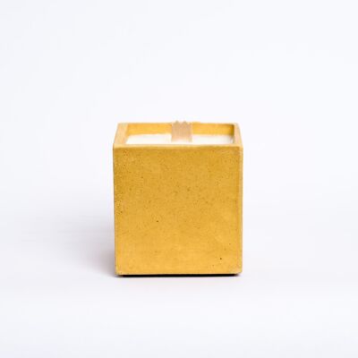 Bougie Parfumée - Béton Jaune