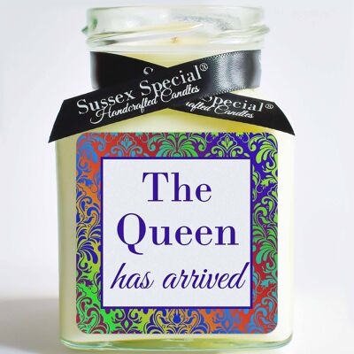 "The Queen has arrived" Soy Candle - Sticker Only 5x5 cm