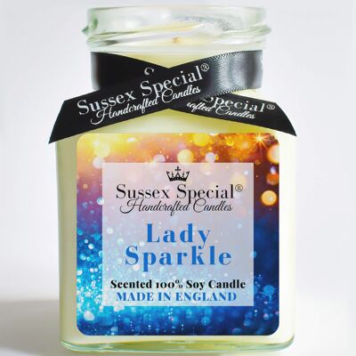 Lady Sparkle Scented Soy Candle