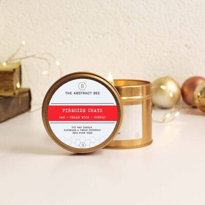 Fireside Chats Christmas Scent Tin Candle