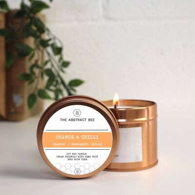 Orange and Chilli Scent Tin Candle