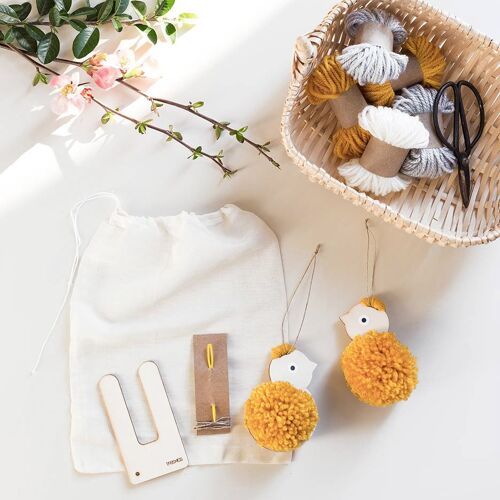 Crea Kit DIY pollito pompom