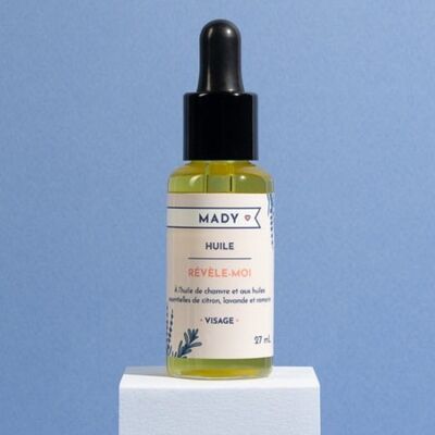 Organic face serum with anti-aging and anti-imperfection oils