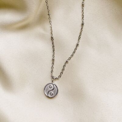 Collar Harmonia ♥ colgante yin y yang plata
