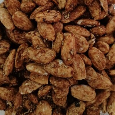 Dry Roasted Rosemary Garlic Chili Almonds - 500 Gr