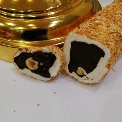 Kadayif Brownie Roll Turkish Delight - 100 Gr