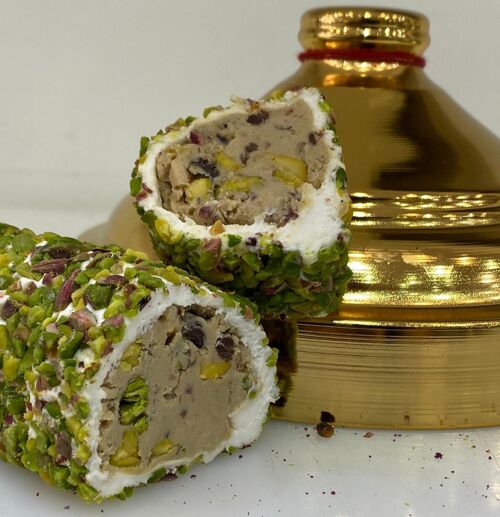 Mega Pistachio Roll Turkish Delight - 100 Gr