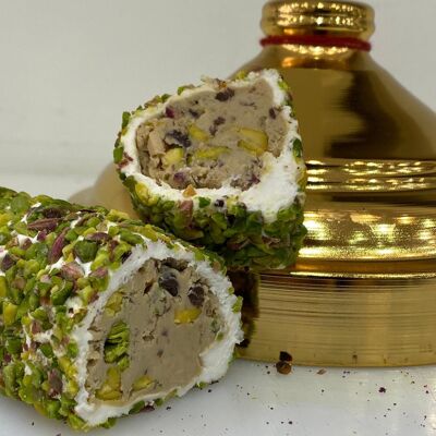 Mega Pistachio Roll Turkish Delight - 500 Gr