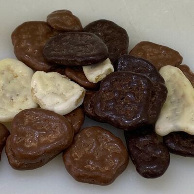 Mix Chocolate Banana Chips - 100 Gr