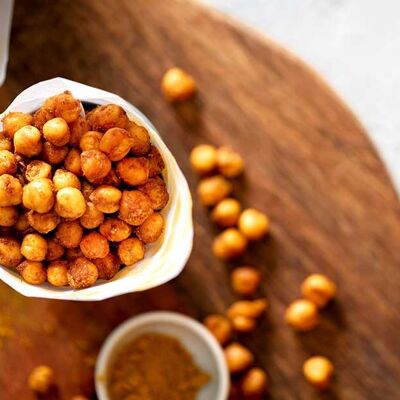 Roasted Spicy Chili Souced Chickpeas - 250 Gr