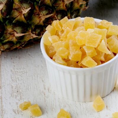 Dried Cube Pineapple - 1000 Gr