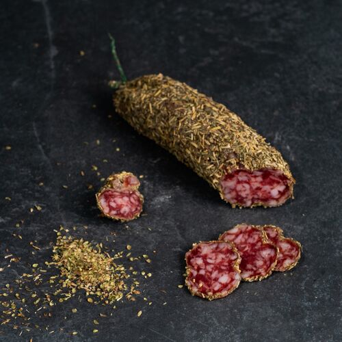 Dry sausage with Provencal herbs