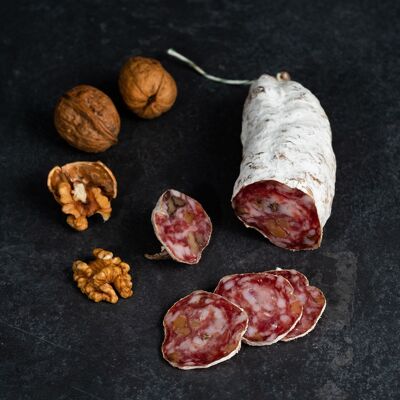 dry sausage with walnuts