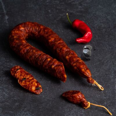 Chorizo ​​seco con aceitunas - 100% francés