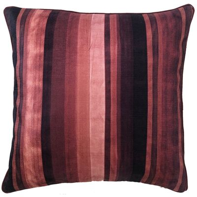 Clavo poly velvet cushion 50x50 cm ass. red