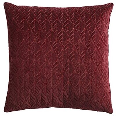 Folio cushion cott. velvet 50x50 cm bordeaux