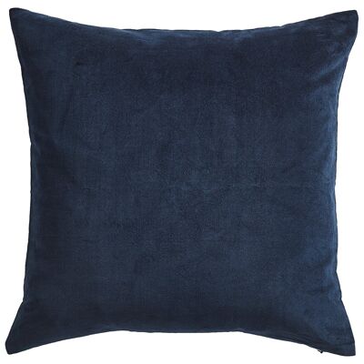 Velvet cushion cott. 50x50 cm blue