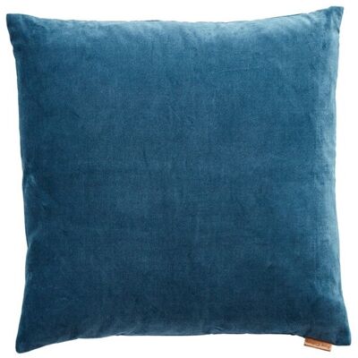 Velvet cushion cott. 50x50 cm petrol blue