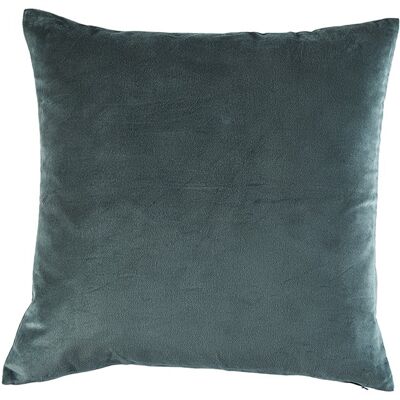 Velvet cushion 100% cott. 50x50 cm olive green