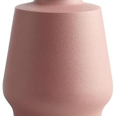 Alba vase iron 11.5x13 cm rose