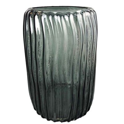 Nanna vase glass 12,5x20 cm smoke