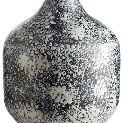 Magnum vase iron 30x39 cm black/white