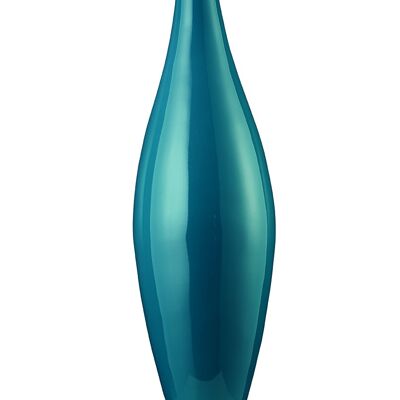 Bongo vase bamboo 100 cm glossy petrol blue
