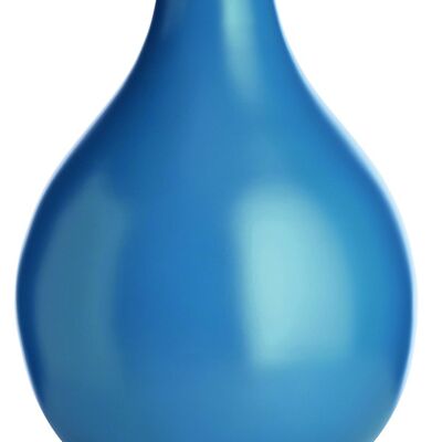 Vase bamboo fat 33x45 cm med. blue