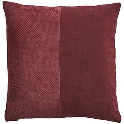 Capra cushion goat suede 45x45 cm bordeaux