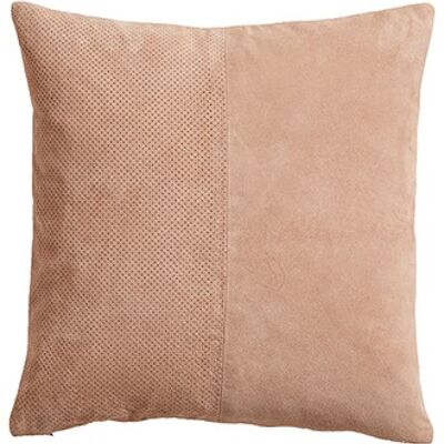 Capra cushion  goat suede 45x45 cm blush pink