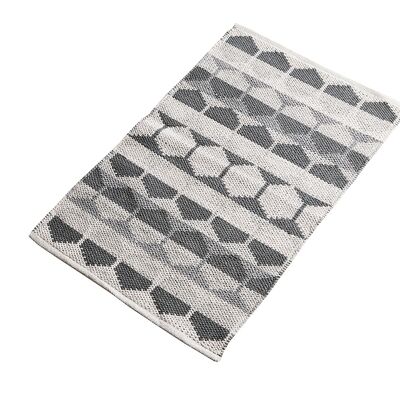 Nut rug cotton 60x90 cm ass. grey