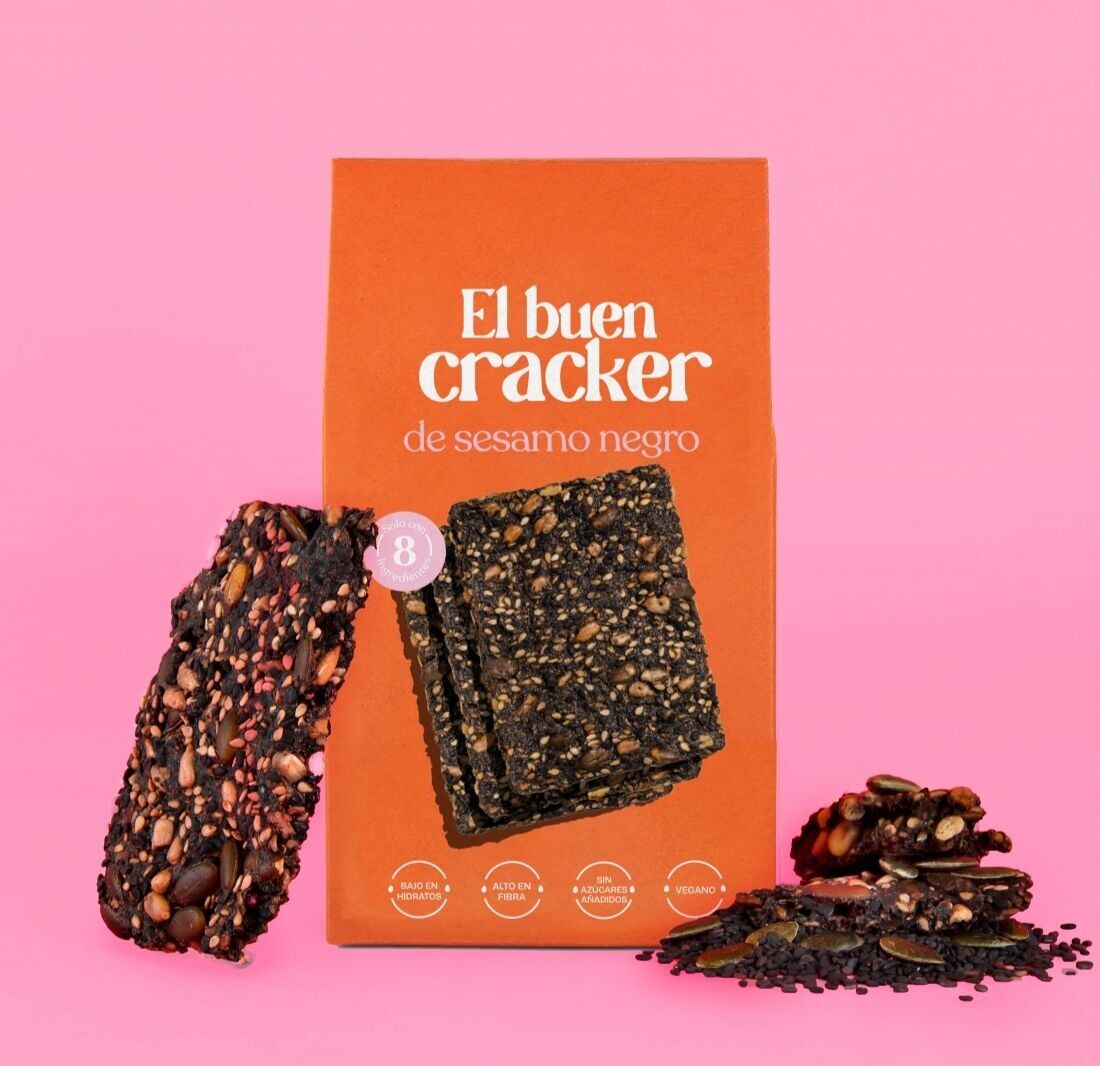 CRACKERS AL SESAME NOIR: ricchi di fibre e carenti di glicidi
