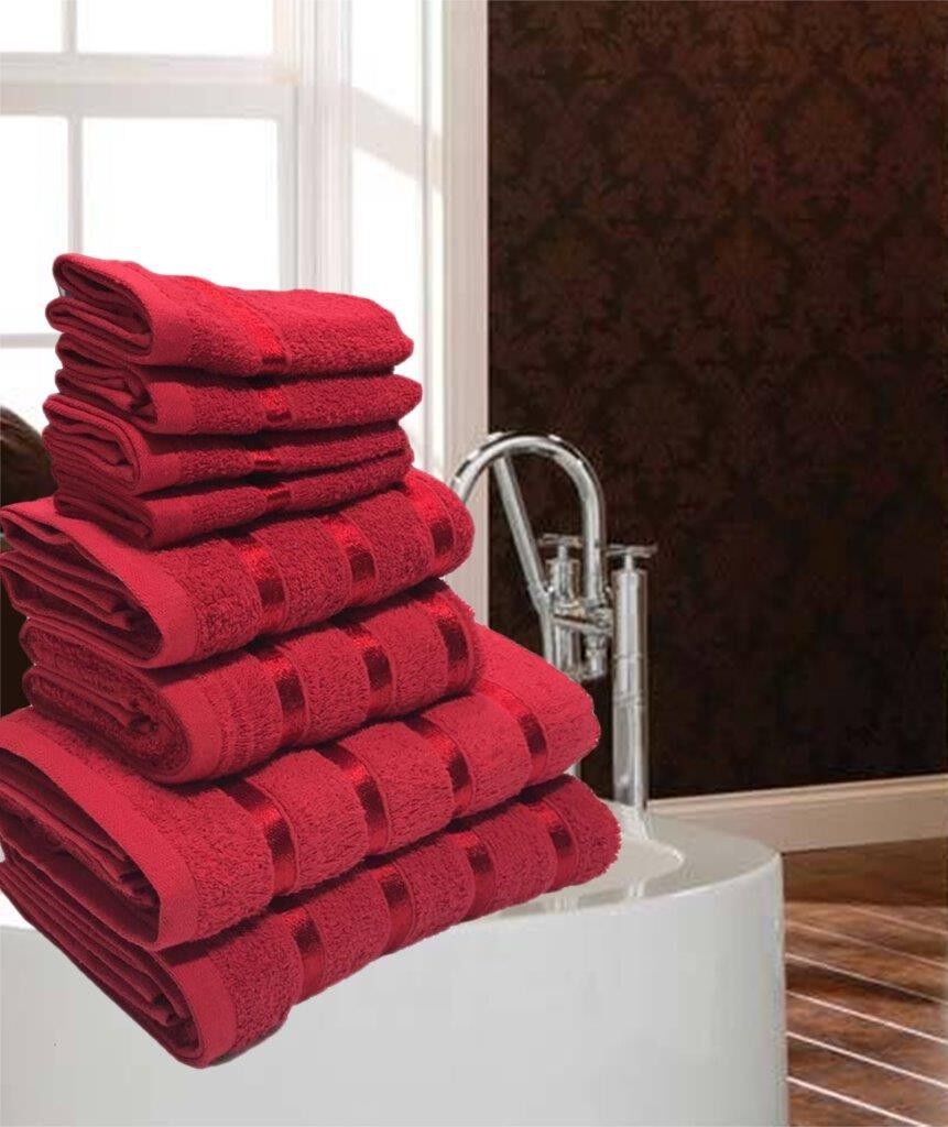 Tan and discount black bath towels