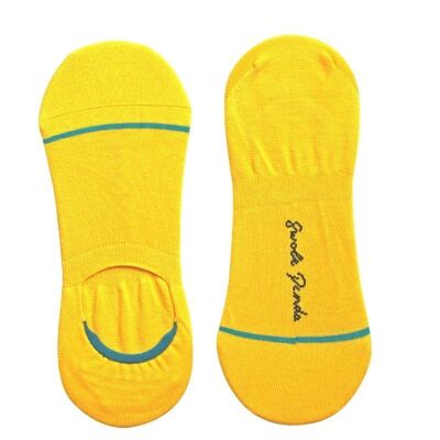 Neon Yellow "No-Show" Bamboo Socks