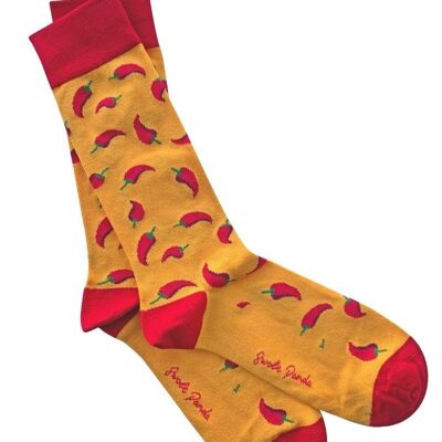 Red Chilli Bamboo Socks (3 pairs) S