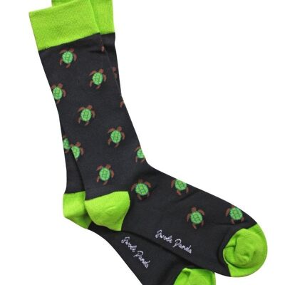 Turtle Bamboo Socks (3 pairs) S