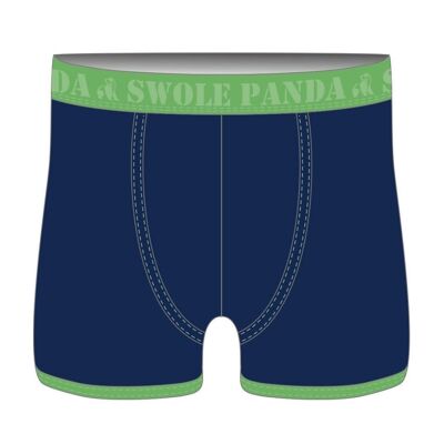 Bamboo Boxers - Navy / Green Band