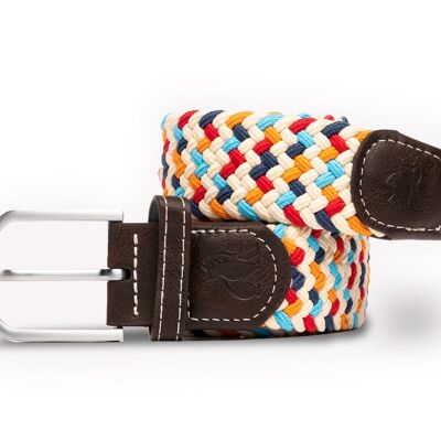 Woven Belt - Multi Colour Zigzag