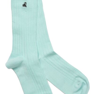 Mint Bamboo Socks (3 pairs) S