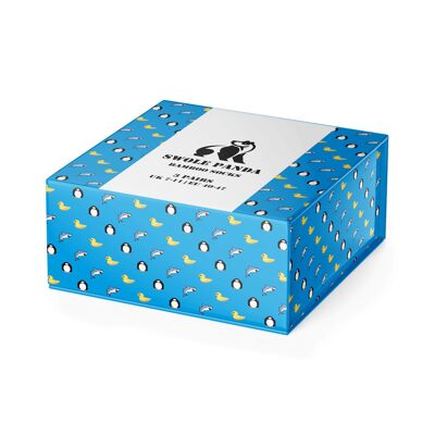 Animal Sock Box - 3 Pairs of Bamboo Socks (His)