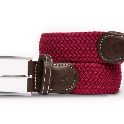 Woven Belt - Burgundy