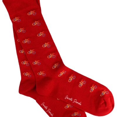 Red Bicycle Bamboo Socks (3 pairs)