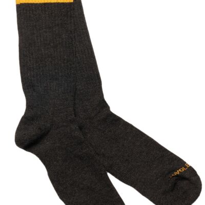 Grey Athletic Bamboo Socks 323 (3 pairs)